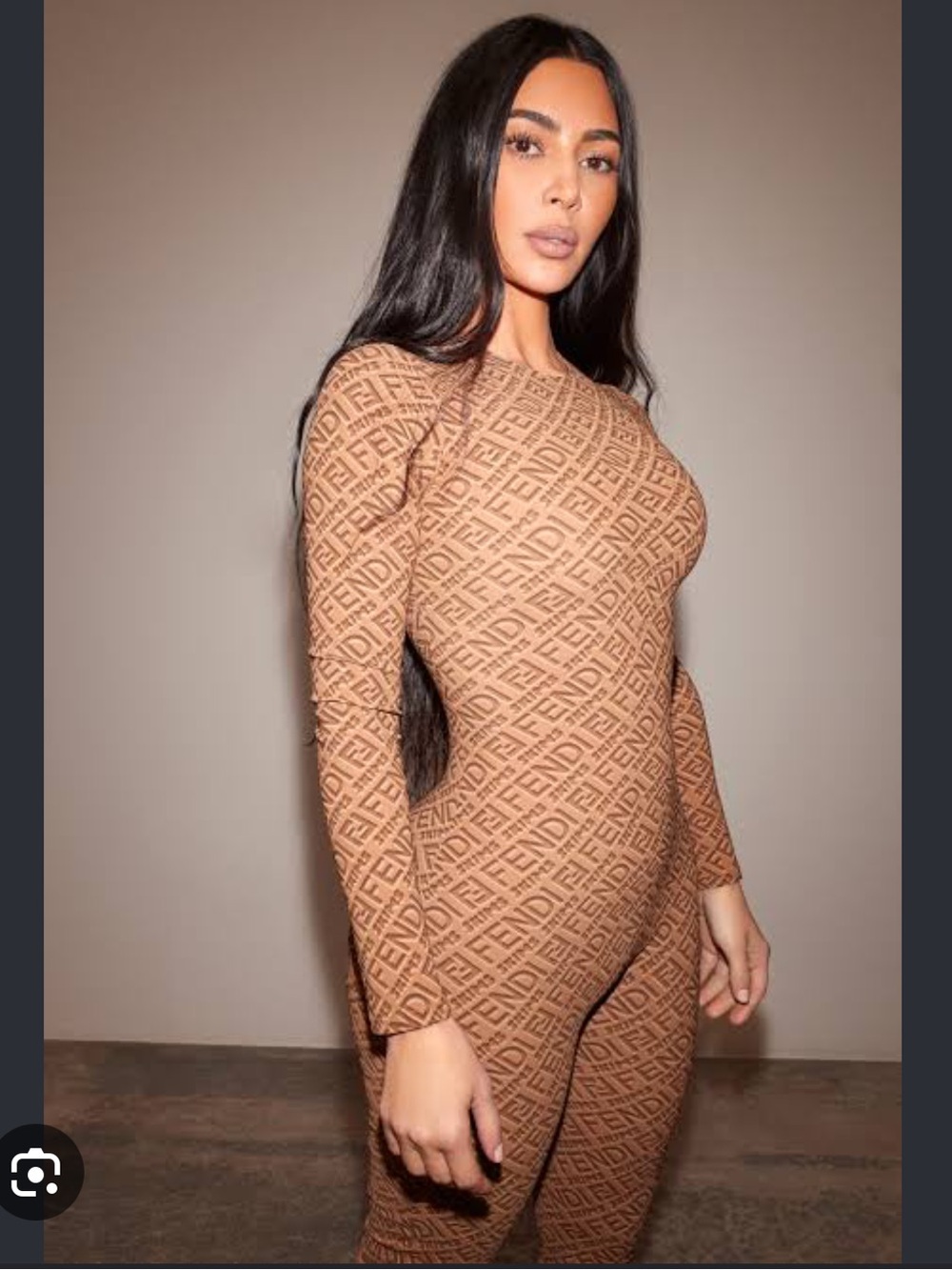 Fendi x Skims Crew Neck Full Jumpsuit in California Size XS -BRAND NEW WITH TAGS